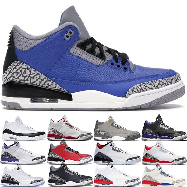 

men basketball shoes 3 3s black cement cool grey court purple fire red georgetown laser orange medium grey tinker unc racer blue sports snea