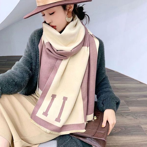 

wholesalers fashion winter scarf pashmina for designers warm scarfs fashion classic women imitate cashmere wool long shawl wrap 65x180cm gif, Blue;gray
