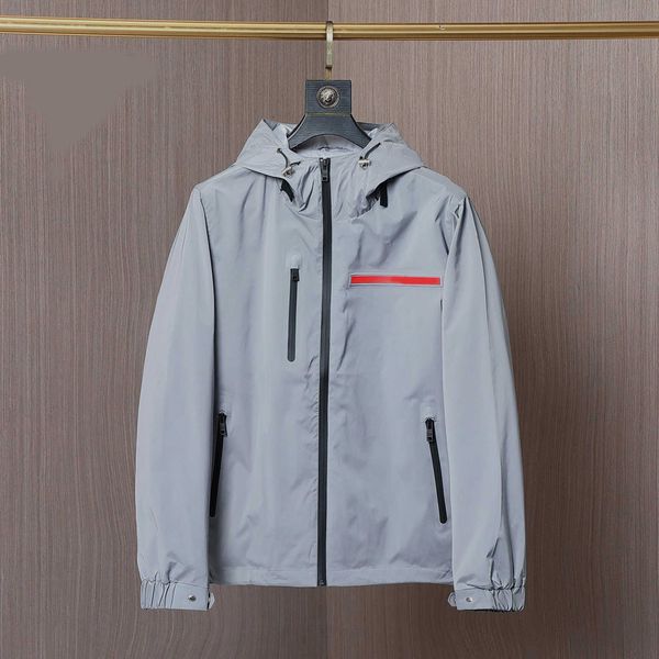 

luxury big men's jackets outerwear latest windbreaker strip letter m-xxl, Black;brown