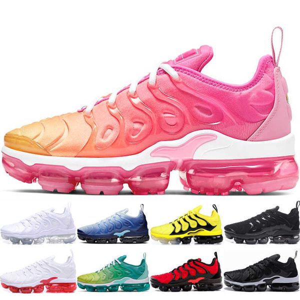 

running shoes runner shoe psychic pink volt lemon lime hyper violet grape black white outdoor sports tn plus for man women