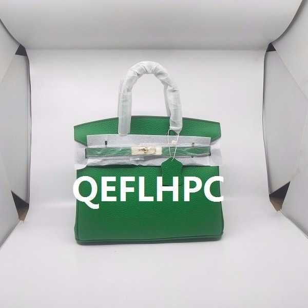 

luxurious women s leather bag portable shoulder messenger gold buckle lock 25cm 30cm 35cm bamboo green