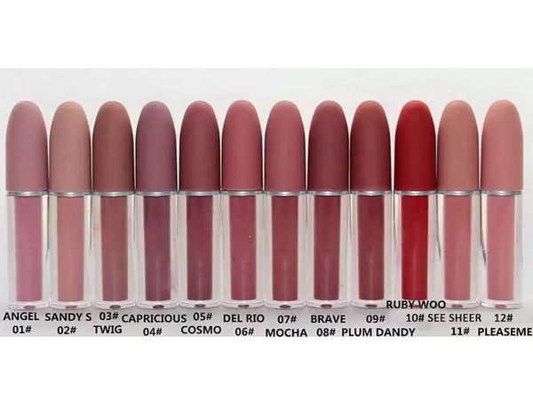 

color makeup lip gloss liquid lipstick natural moisturizer 12 different color with english make up lipgloss