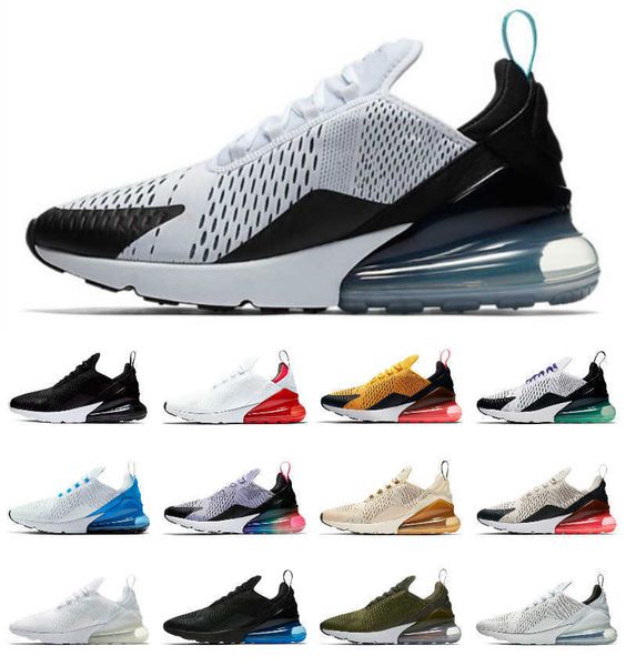 

270 triple black white mens running shoes 270s be true womens university red sneakers bred platinum tint women tiger olive blue void men