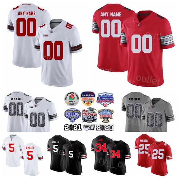 

ncaa football ohio state buckeyes college jersey 15 ezekiel elliott 5 raekwon mcmillan 3 michael thomas 5 braxton miller 34 carlos hyde 17 j, Black