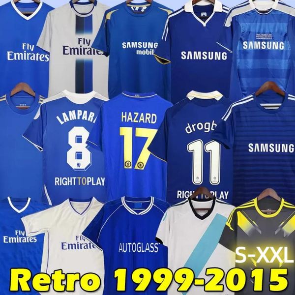 

2001 cfc retro soccer jersey lampard torres drogba 01 2003 2005 2006 07 08 wise finals 2011 2012 2013 2014 15 terry robben gullit man footba, Black