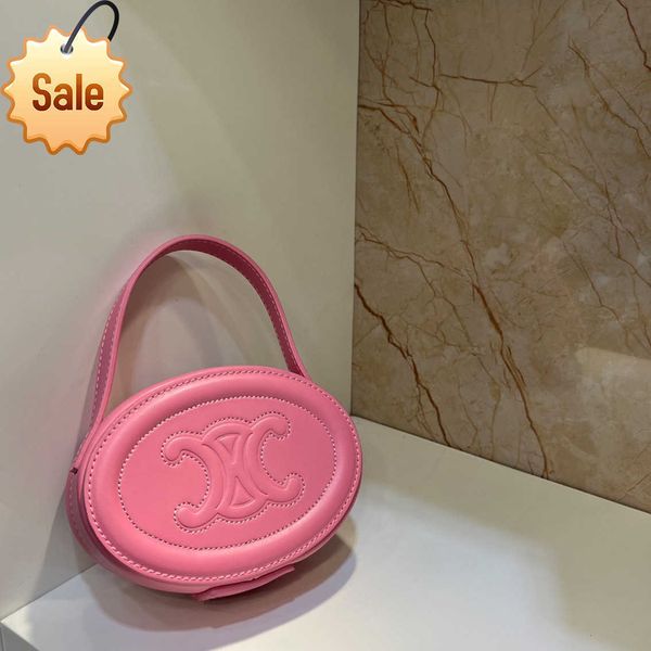 

designer bags 2022 spring and summer handbag triumphal arch portable round cake bag mini cowhide pig nose moon small bag factory direct sale