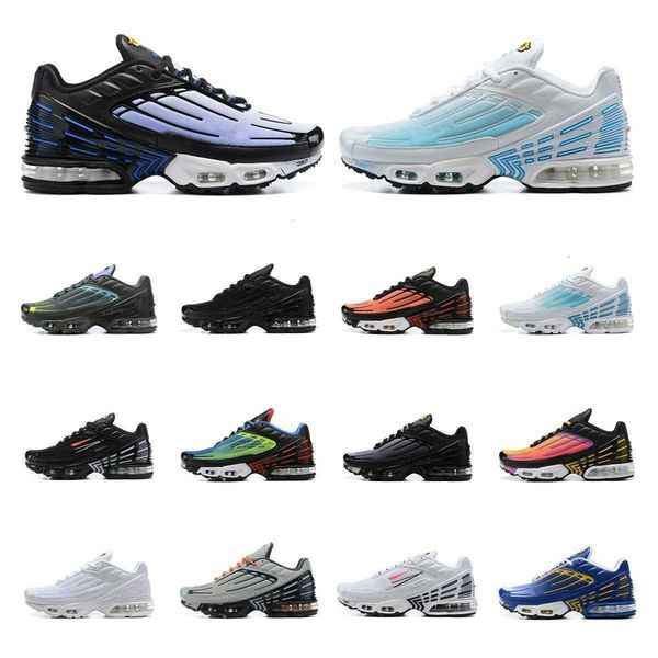 

shoes dr tn plus 3 running shoes tns men women sneakers volt glow radiant red blue pink gradient light bone hyper violet mens trainers outdo, Black