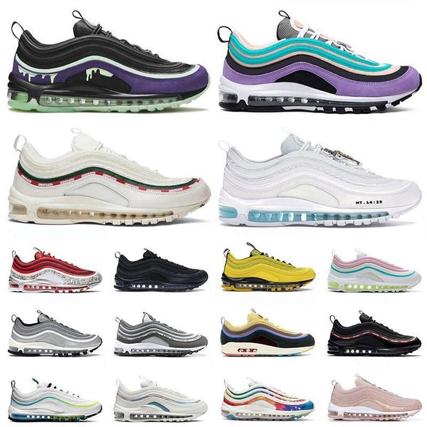 

new 97 running shoes for womens mens undefeated triple white black 97s sports halloween mschf x inri jesus trainers s balencaigaity yei
