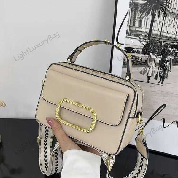 

square handbags bag designer leather wallet fashion wide shoulder strap crossbody for women classic famous brand shopping purses 220214