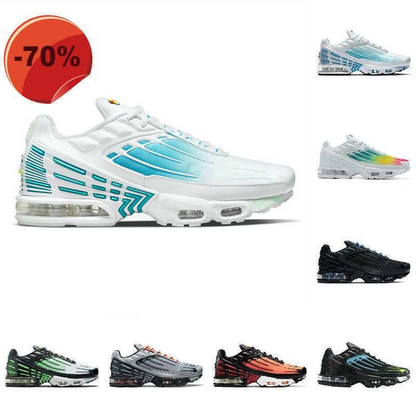 

tn plus 3 tuned iii men sports shoes laser blue white aquamarine obsidian hyper violet deep parachute ghost green triple black