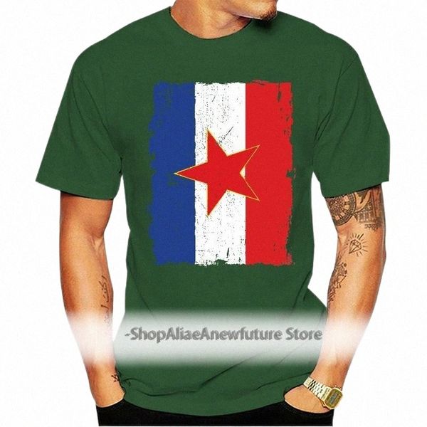 

men's t-shirts yugoslavia yugoslavian flag t shirt i6mq#, White;black