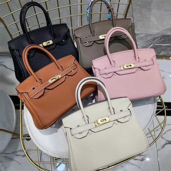 

designer bag birkins handbags togo textured leather large capacity women's soft cow leather portable messenger high-end commuter zc