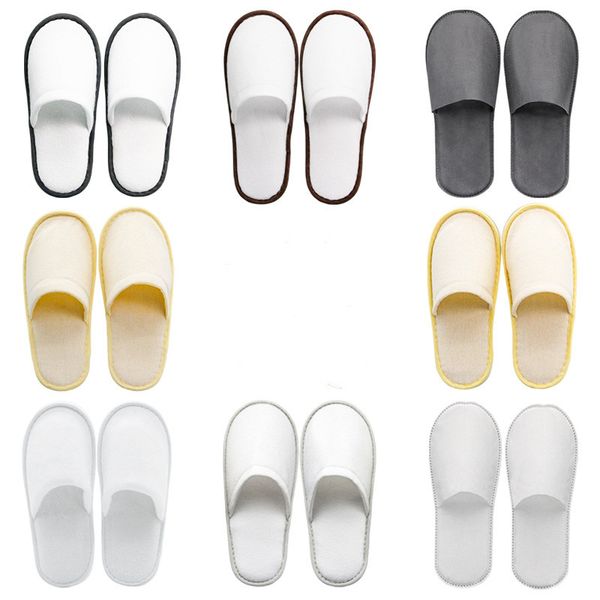 

l disposable slippers non-slip home spa indoor floor suitable shoes