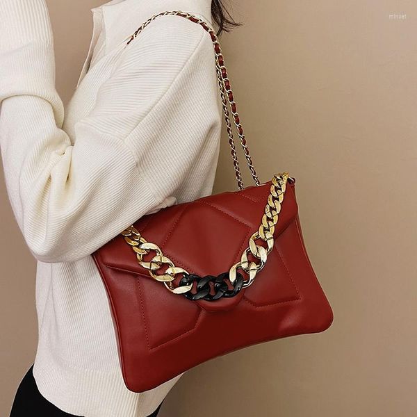 

evening bags veryme leather handbags metal chain shoulder bag women office party handbag elegant ladies fashion clutch