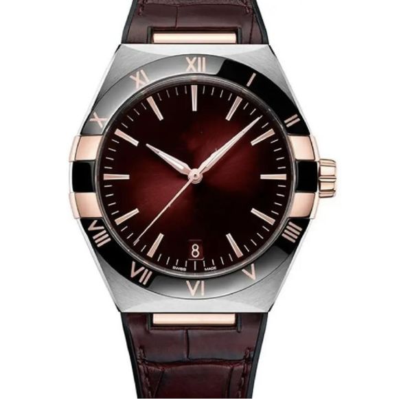 

2022 watches for men luxury ceramic bezel 39mm automatic mechanical movement watch sapphire waterproof sports fashion watches aaa man design, Slivery;brown
