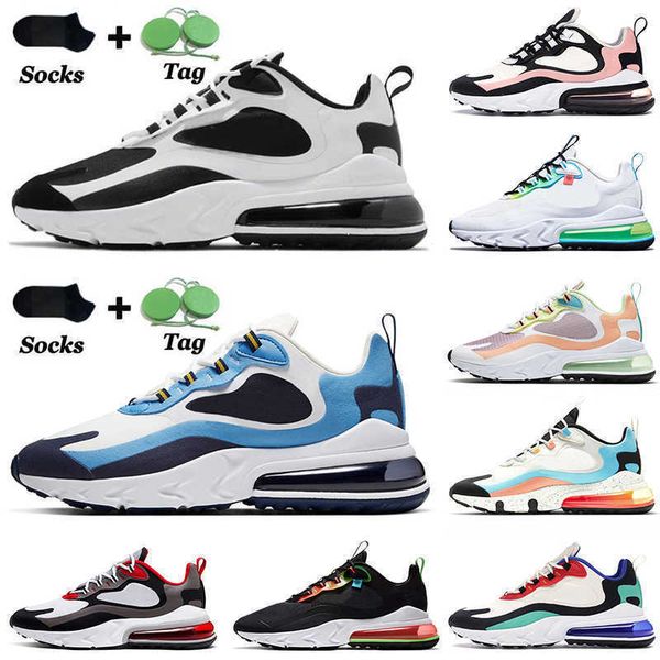 

wholesale 2022 sports 27c react cushions running shoes oracle bubble pack blue worldwide white black green 270s off trainers size 36-45