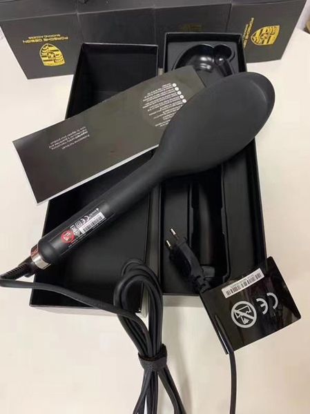 

classic black electric hair straightener classic professional styler fast brush straighteners iron hairing styling tool with retail box