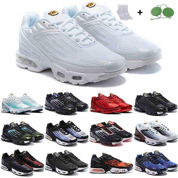 

running shoes outdoor sports trainers triple black iridescent white laser blue bred hyper violet sunset comfortable mens sport tn plus 3