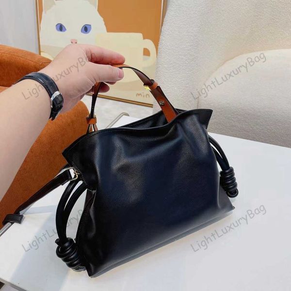 

5a bucket bag designer soft leather shoulder wallet high capacity drawstring crossbody for women classic famous brand shopping purses 220214