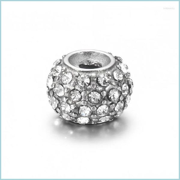 

other see pic stainless steel drum bead white zircon m spacer beads metal charms accessories diy bracelet jewelry makingsee picsee dr dhjyd