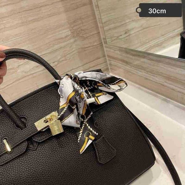 

leather 2022 birkins shoulder head messenger womens bag platinum handbag