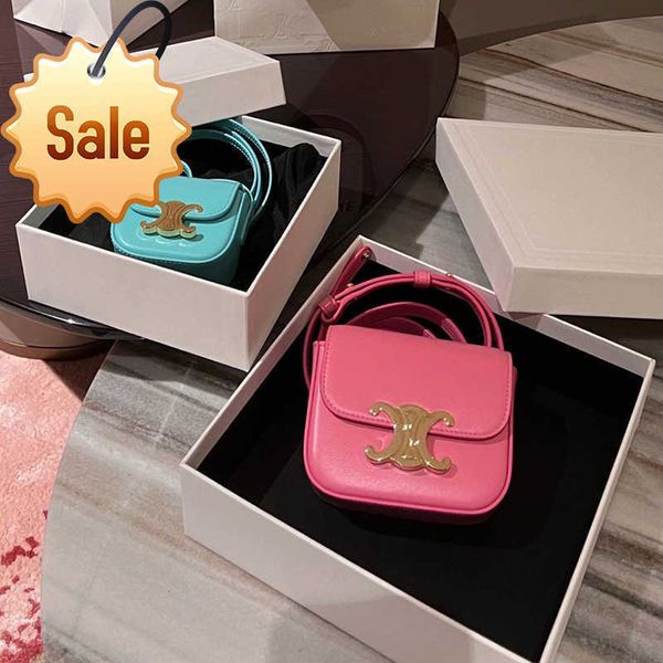 

designer bags triumphal arch mini pink small spring summer 2022 new mini mouth red packet high texture one shoulder crossbody chain factory