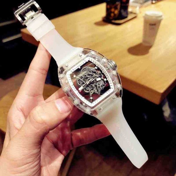 

luxury mens mechanics watch richa rm wristwatch business leisure rm35-02 fully automatic mechanical mill r watch crystal case tape men'