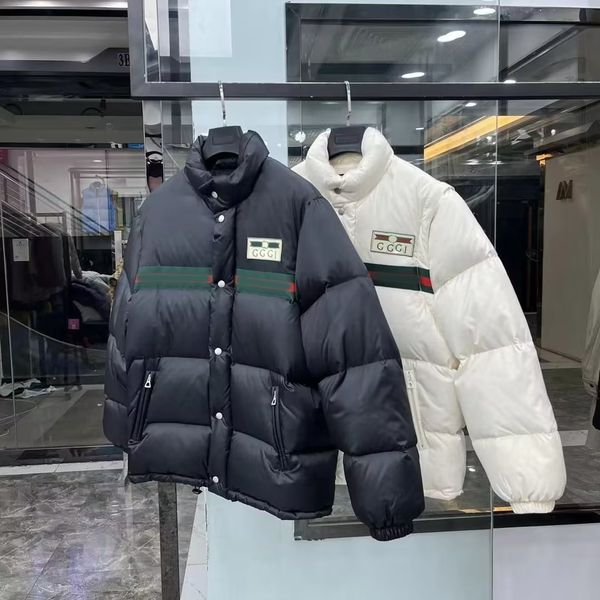 

new parkas puffer down jackets parkass mens womens designers coats winter couples sweatshirts, Black