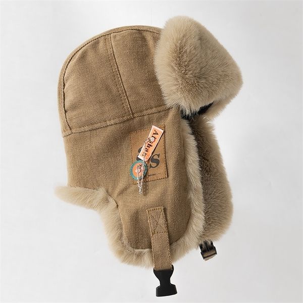 

beanieskull caps winter versatile men's cycling windproof flying hat women's ear pilots earflap flight bomber 221013, Blue;gray