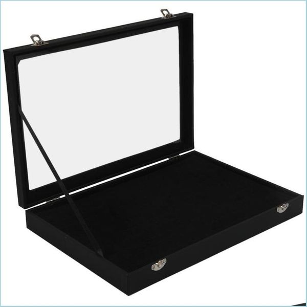 

jewelry pouches bags jewelry pouches bags glass lid black 100 slot earring ring jewellery display storage box tray case organizer ho dhhsl, Pink;blue