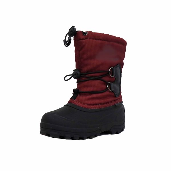 

luxury men's and women's red boots winter cotton shoes thick soled warm short tube fleece snow boots1, Black