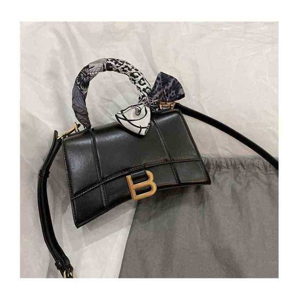 

bag designer balencigas handbags hourglass french minority high sense small single shoulder b portable leather female messenger