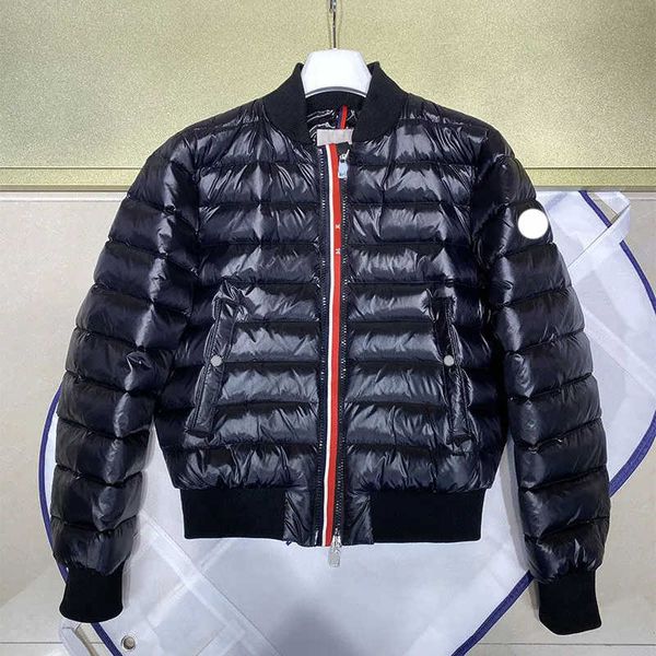 

designer maya men's down embroidered badge ladies baseball jersey warm labels complete apparel, Black