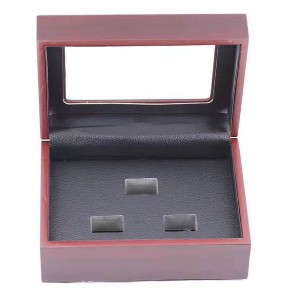 

champion ring storage box 3 slot environmentally friendly wood, Silver