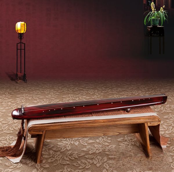 

guqin chaos style purely handmade old paulownia wood for professional performance