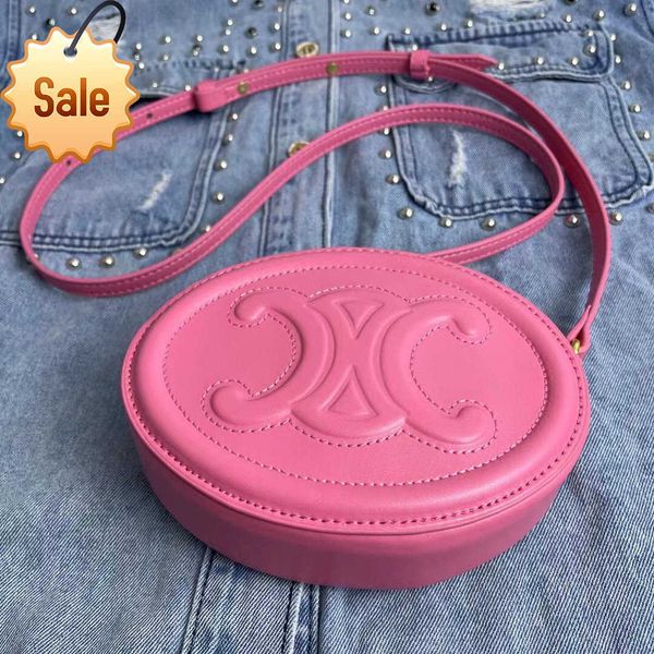 

designer bags triumphal arch moon cake 2022 new leather women's single shoulder messenger small round lisa same pig nose factory direct