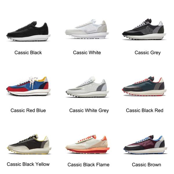 

designer waffle vaporwaffle running sports shoes classic flame university red blu joint khaki outdoor training tennis sneakers mens womens s