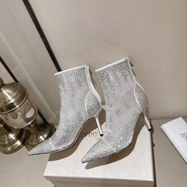 

winter women love ankle boots suede rhinestones boot senior london black white head design italy trendy evening dress high heels famous bran