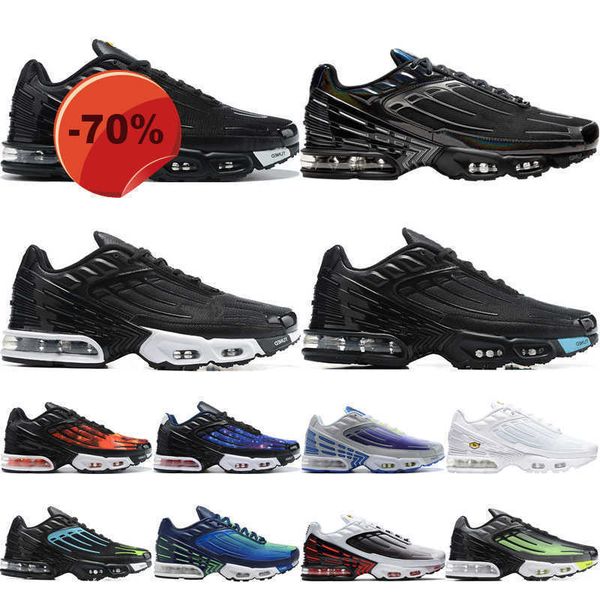 

tn plus se iii 3 ultra mens running shoes triple white black hyper blue green women trainers cushion sneakers outdoor sports shoes 36-45