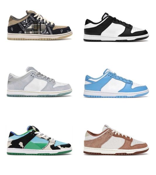 

men women designer sneakers low casual shoe flat trainers basketball shoes sports white black panda unc