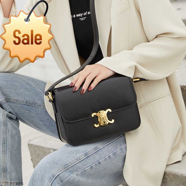 

designer bags classic leather bo shoulder triumphal arch bean magic high sense female fashion cross small square factory direct sale