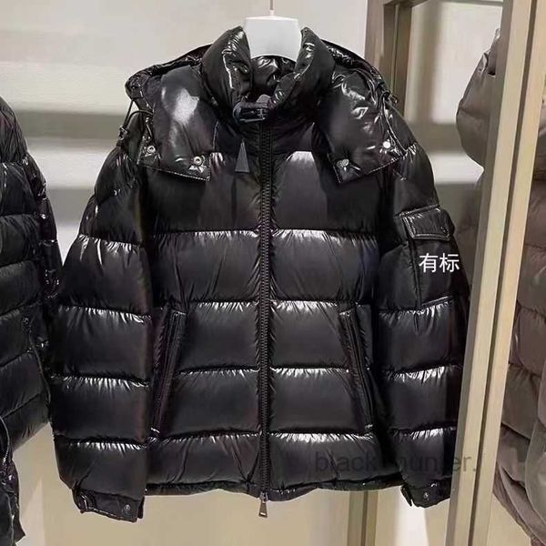 

men's down monclair designer parkas 2022 winter hooded down jacket lovers thermal luxury m home fashion puffer jacket winter jackets, Black