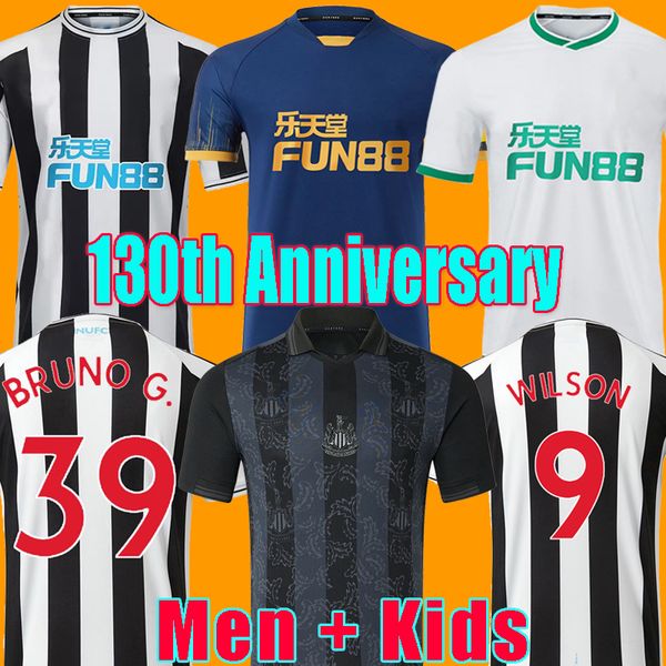 

22 23 soccer jersey newcastle bruno g. wilson shelvey almiron wood nufc 2022 2023 home away 3rd trippier football shirt maximin men kit kids, Black;yellow