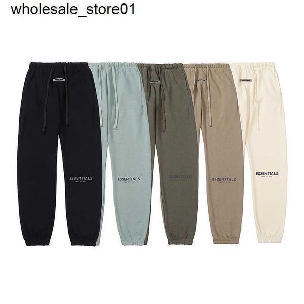 

new men's pants designer winter fashion brand essential casual pants, Black