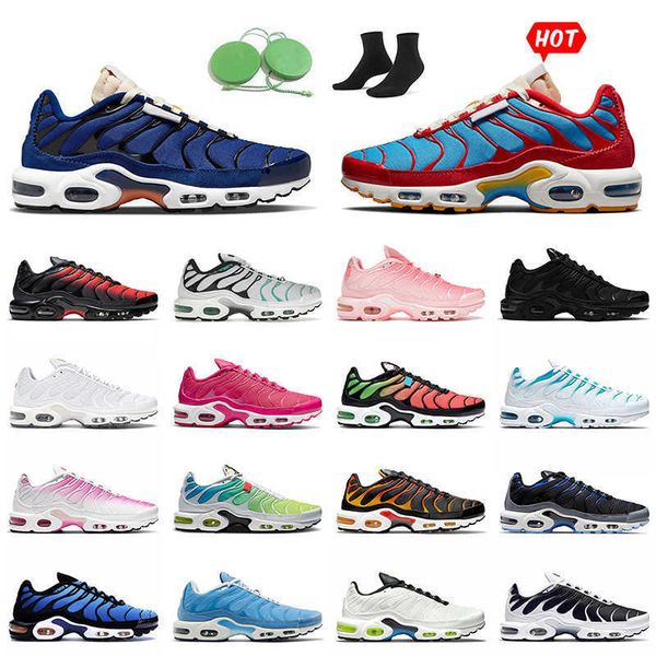 

2022 running club women men tn plus shoes big size us 12 triple white black mesh trainers shattered midnight navy hyper jade persian violet