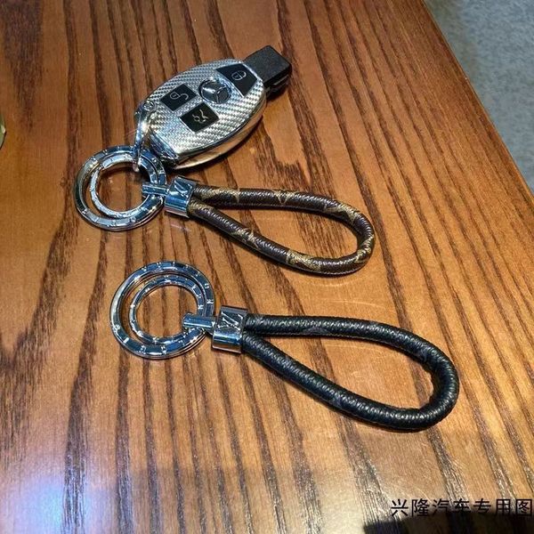 

designer letter pendant metal keychain pendant car keyring key chain diy creative gift, Silver