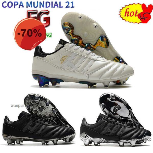 

2022 copa mundial 21 fg mens soccer cleats football shoes black white silver elastic durable soft warm classic designer men sportss neakers