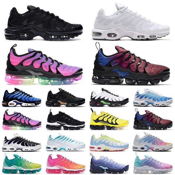 

tn plus mens running shoes triple white black hyper blue voltage purple worldwide men women trainer sports sneakers