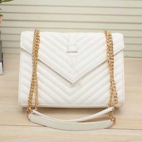 

evening bags 2022 luxury handbag shoulder bag women's bag brand loulou y-shaped designer sewing leather women's wear metal chain f