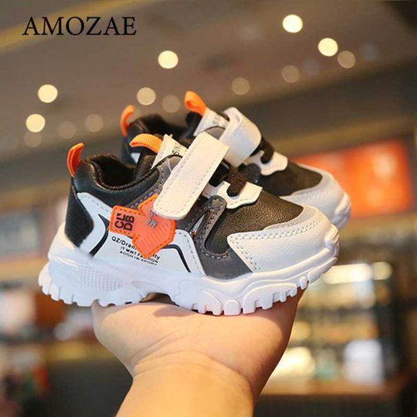 

kids sneakers baby shoes children's sports for girls boys toddler flats fashion casual infant soft l221013, Black;red